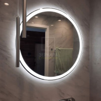Зеркало с подсветкой и встроенной розеткой для ванной комнаты Латина