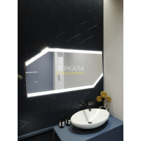 Зеркало для ванной с подсветкой Спейс 120х60 см